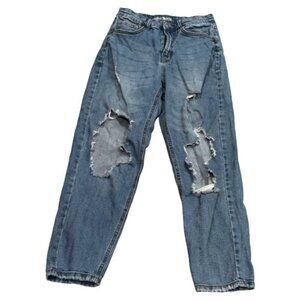 Wild Fable Distressed High Rise Mom Jean